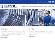 Tablet Screenshot of frazerllp.com